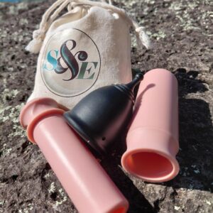 Eco-Friendly Ring Menstrual Cup with Applicator – Multiple Colours