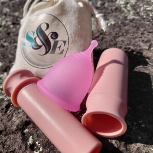 Eco-Friendly Ring Menstrual Cup with Applicator – Multiple Colours