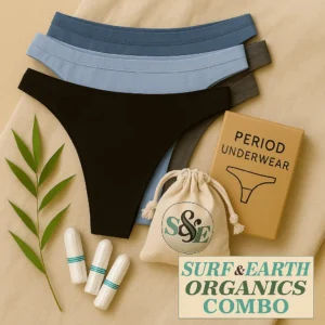 Organic Tampon (20pk) & Bamboo Underwear Nature Pack
